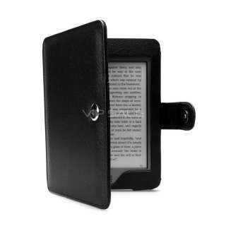   TOUCH BLACK PREMIUM LEATHER COVER CASE WITH LED READING LIGHT  