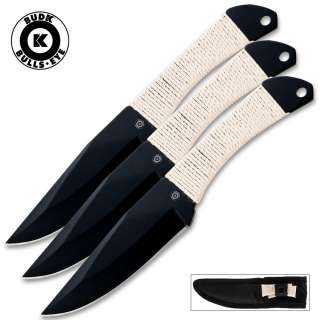 bullseye triple throwing knife set balanced to perfection and ready to 