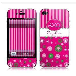   Tech Skin   Flower Stripe Alpha Chi Omega Cell Phones & Accessories