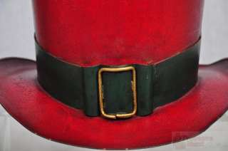 Collectable Red Iron Top Hat  
