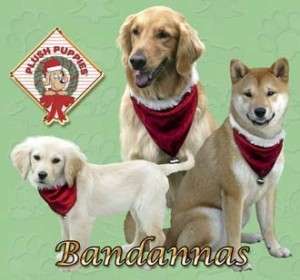 Kyjen Red & White Santa Hat Bandanna Dog Puppy Medium  