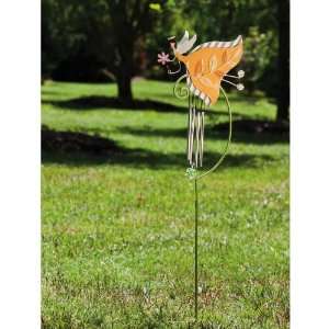  NCE Garden,Peaceful Angels Garden Stake with windchime 