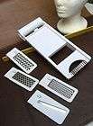 Kitchen Grater Four Blades Angled White Color MUST SEE ITEM L@@K 