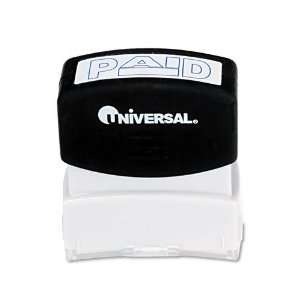  Universal Products   Universal   One Color Message Stamp, PAID 