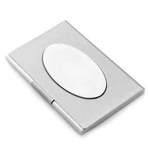   Tone Business Card Holder with Oval Engraving Plate