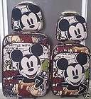 Disney Mickey Mouse Luggage Bag Baggage Trolley Roller Set 24
