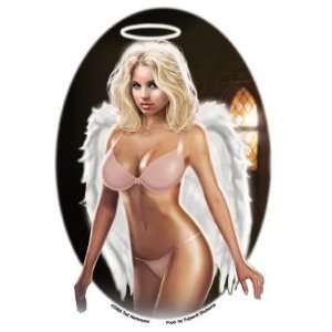  Ted Hammond   Angel Pin Up Girl   Sticker / Decal 