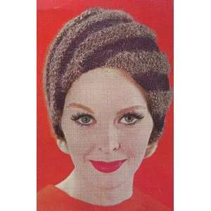 Vintage Knitting PATTERN to make   Knitted Mohair Turban Hat 50s. NOT 