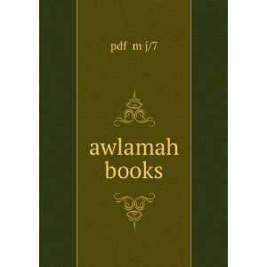  awlamah books pdf m j/7 Books