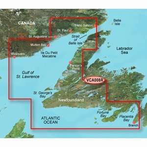   Garmin Vca008R Newfoundland West Bluechart G2 Vision GPS & Navigation