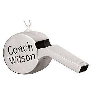  Personalized Whistle Glass Ornament