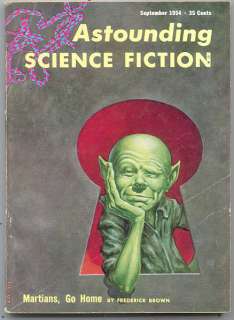 Astounding Science Fiction Sept 1954 Fredric Brown story  