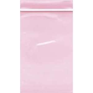 VWR Reclosable Pink Antistatic Bags   Model 89005 348   Case of 1000 