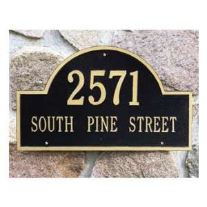   Line Estate Sized Arch Marker Address Plaques Patio, Lawn & Garden