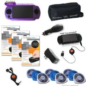  Sony Playstation Portable PSP Intense Gamer Kit (Violet 