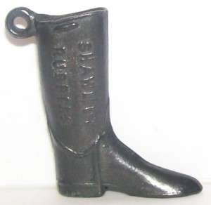 RARE 1920s SHAWMUT RUBBERS SHOE BOOT ADVERTISING CHARM  