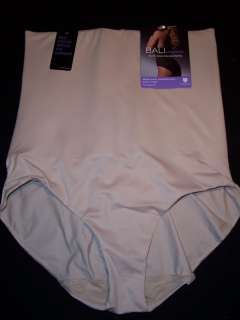 NWT $37 Bali 8307 Never Ending Smooth High Waist Brief Taupe sizes M L 