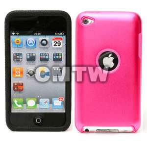   BACK CASE+INNER SILICONE COVER FOR APPLE IPOD TOUCH 4TH GEN  