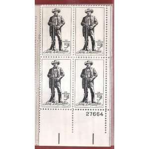 Postage Stamps US Sam Houston Issue Scott 1242 MNH Block of 4
