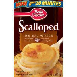 Betty Crocker Potatoes Scalloped   12 Pack  Grocery 