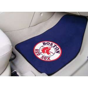    Boston Red Sox 2 piece Carpeted Cat Mats 18x27