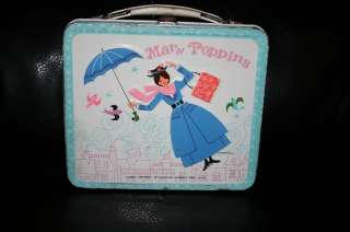 Vintage Mary Poppins Metal Lunch Pale  