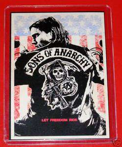 Sons of Anarchy Let Freedom Ride Charlie Hunnam Magnet  