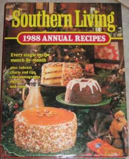 SOUTHERN LIVING 1988 Annual Recipes COOKBOOK Cook Book 9780848707330 