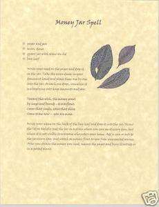 Book of Shadows Page How to do a Money Jar Spell  