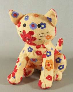 Flower Print Cat Plush Kim Parks Kids Yottoy 6 CUTE  