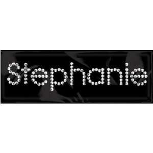  Rhinestone/Brad Name Stickers Stephanie