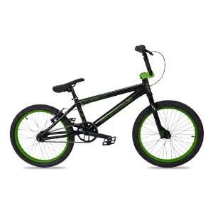 Dk Sentry Bmx Bike With Green Rims (Black, 20 Inch)  