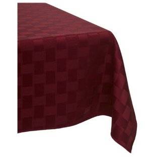 Reflections 60 by 120 Inch Oblong / Rectangle Tablecloth, Merlot (Oct 