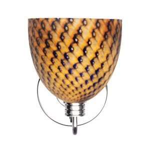   Finish Single Lamp Wall Sconce With Pineapple Shade