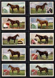 1926 Famous Racehorses Cigarette Tobacco Cards / BAT  