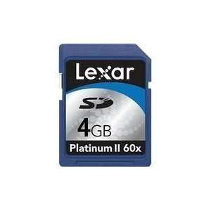  Lexar SD4GB 60 709 4GB Platinum II Secure Digital 