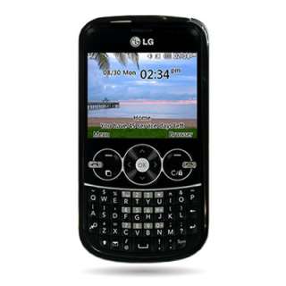  Flex Cover Candy Case For Net 10, Tracfone LG 900G Phone Black  