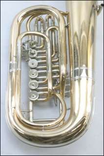   Meinl F Rotary Valve Gold Lacquered Tuba with Padded Gig Bag 190899