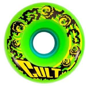  Cult Classic Longboard Skateboard Wheels Green 70mm 80a 