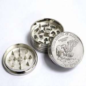   Spice Herb Pollen Grinder with Mesh Screen Compartment Magnetic Lid
