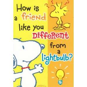  Greeting Card Birthday Peanuts How Is a Friend Like You 