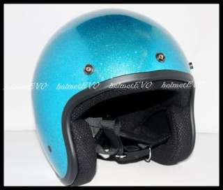 Metal Flake VESPA SCOOTER MOTORCYCLE helmet DOT  