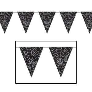 Spider Web Pennant Banner Case Pack 108   530264 