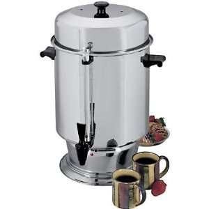 55 Cup Coffee Urn Percolator   Stainless Steel   120 Volts   Regal 