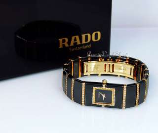 Watch comes with Rado box, case, and instruction booklet.