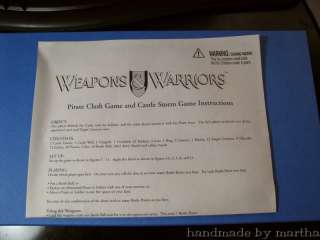   Weapons & Warriors game set Castle Storm Game & Pirate Clash Game