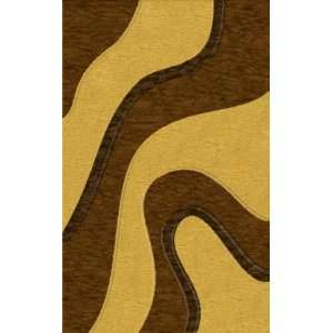   Riley DL16 Caramel Golddust Mocha 4 Square Area Rug