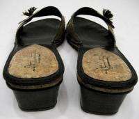   Styles Womens Open Toe Flower Slides Heels Shoes Size 9 Medium  