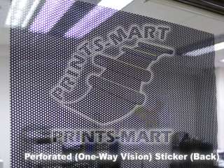 Sticker Vinyl Perforated Window Vinyl Sticker Printing  