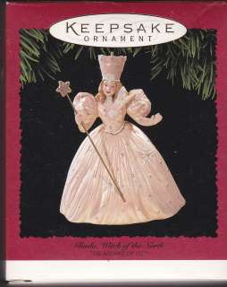 1995 Hallmark Wizard of Oz Glinda the Good Witch of The North Ornament 